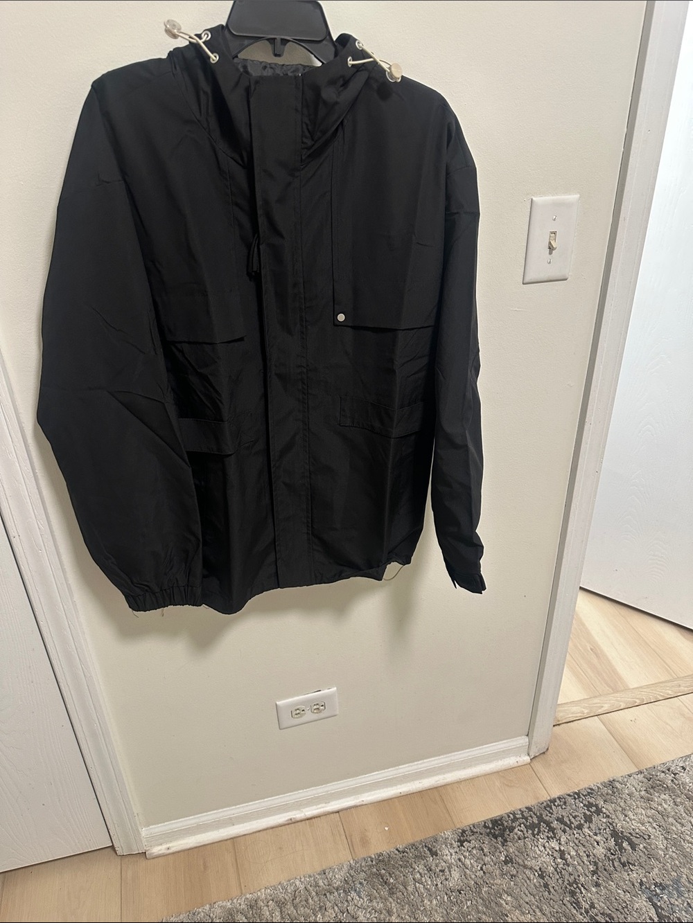 Woman  rain jacket original price was 80